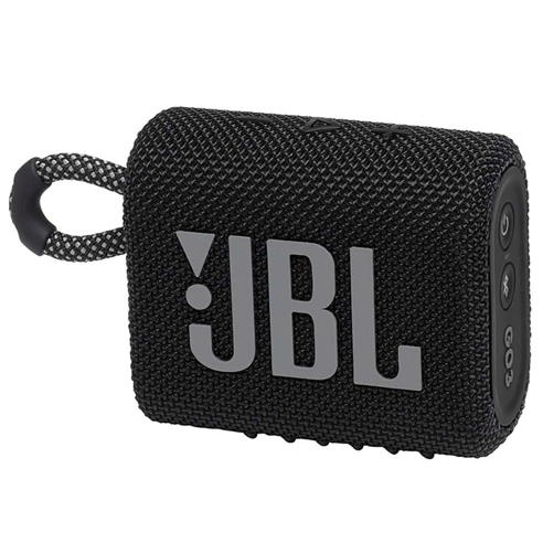 JBL - JBL Go3 Portable Bluetooth Speaker - Black