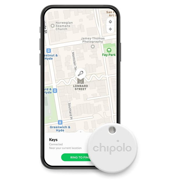 Electronics - Chipolo - Chipolo ONE - White - For Android Only